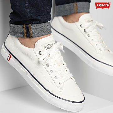 Baskets Levi's En Toile Blanche Pointure 36 - Mixte Homme/femme, Neuf Sans Emballage